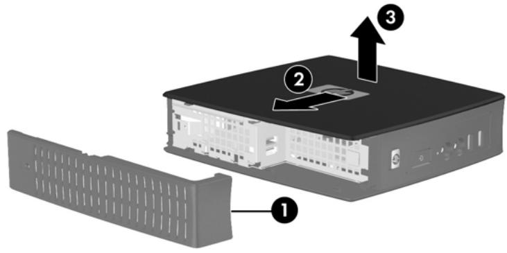 HP T5630 THIN CLIENT - Retrait du panneau d'accès latéral et du capot latéral métallique - 1