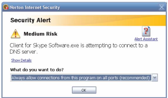 HP TRAVEL PHONE - Avertissements du logiciel antivirus - 1