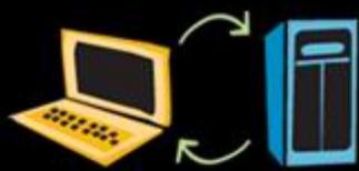 graph TD A["Laptop"] -->|Data Flow| B["Server"]