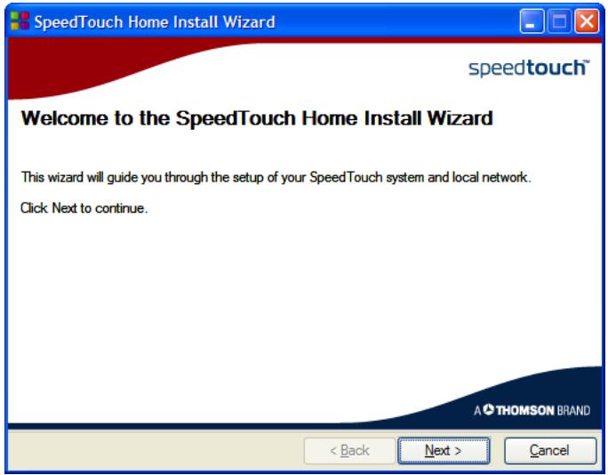 THOMSON SPEEDTOUCH 706 WL - Premier lancement du CD - 7