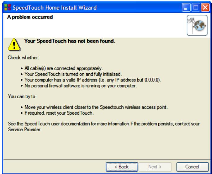 THOMSON SPEEDTOUCH 706 WL - Procedez comme suit: - 1