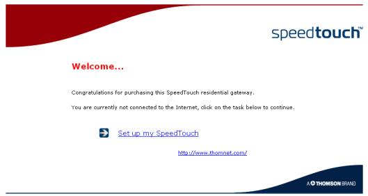 THOMSON SPEEDTOUCH 706 WL - Installation manuelle - 3
