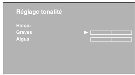 THOMSON 2WP95E - Réglage de tonalité - 1
