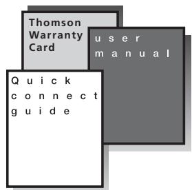 THOMSON DPL680 - Déballage du récepteur - 1