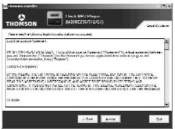 THOMSON M200E512 - Licence utilisateur final - 1
