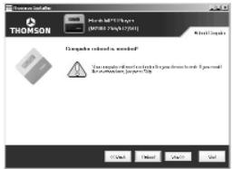 THOMSON M200E512 - Redémarrage de votre ordinateur - 1