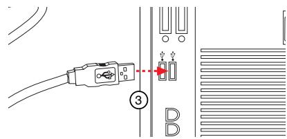 THOMSON PDP2428 - Branchement du Player sur votre ordinateur - 3