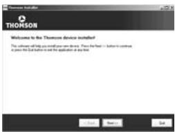 THOMSON PDP2762X - Écran de Bienvenue - 1