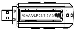 THOMSON PDP95G1K - Installer la batterie - 1