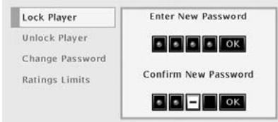 THOMSON CS1200VD - Le Menu Lock (Verrouillage) - 2