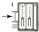 THOMSON RR520CD - Mise en place des piles - 2