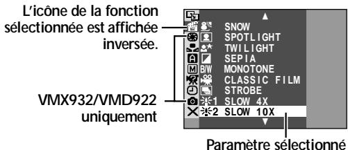 THOMSON VMD912 - Menu sans�除 menu secondaire - 1
