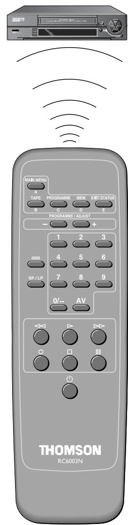 THOMSON VTH6810G - COMMANDER le magnétoscope - 2