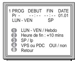 THOMSON VTH6810G - sans les codes ShowView - 10