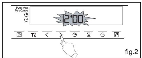 THOMSON BOT68PXD - • How to set the time - 2