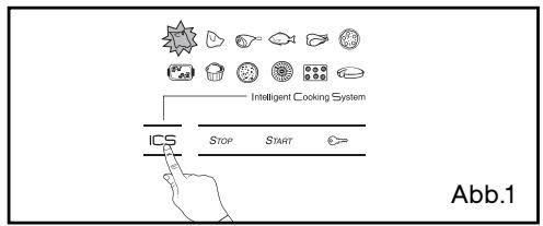Intelligent Cooking System ICS STOP START Abb.1