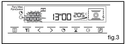 Pyro Max PyroControl 0000 13 H 00 205 °C Tc < > P fig.3