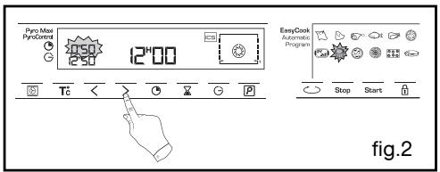 THOMSON BOT68PXD - OPERATING THE EASY COOK FUNCTION: - 3