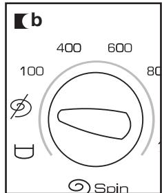 THOMSON WFT6412I - SPIN SPEED SELECTION - 2