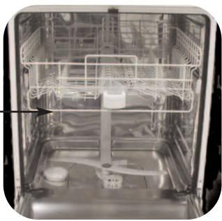 BRANDT SL3320X - No items should interfere with the rotation of the washing arms (pot handles, cutlery, etc.) - 1