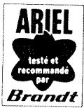 BRANDT CX752 - PRODUIT LESSIVIEL - 1