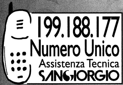 199.188.177 Numero Unico Assistenza Tecnica SANGIORGIO
