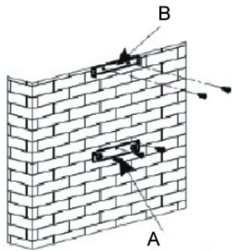 BRANDT AD 1186 X - Fixing to the wall : - 1