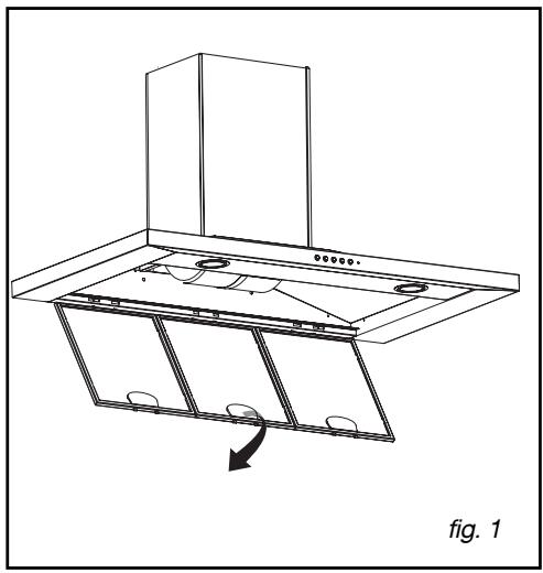 BRANDT AD769WE1 - - Démontage du filtré cassette (fig. 1) - 1