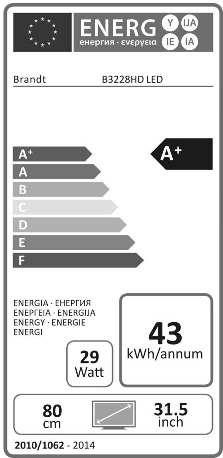 BRANDT B3228HD - Information à destination des utilisateurs dans l'UE - 2