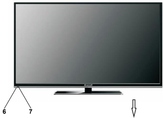 BRANDT B4027FHD - Montáz televízora na stenu - 1