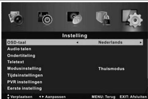 BRANDT B4027FHD - - Audio talen (in de DTV-modus) - 1