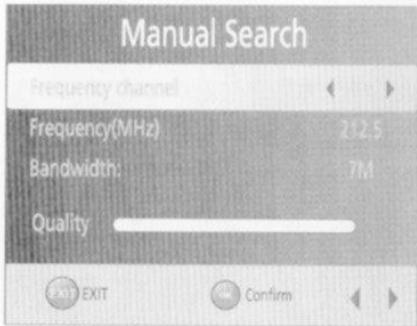 BRANDT BTR1202HD - Menu Recherche Chaines - 3