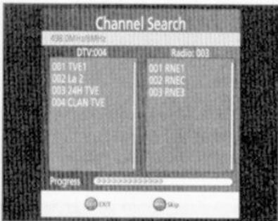 BRANDT BTR1202HD - Menu Recherche Chaines - 2
