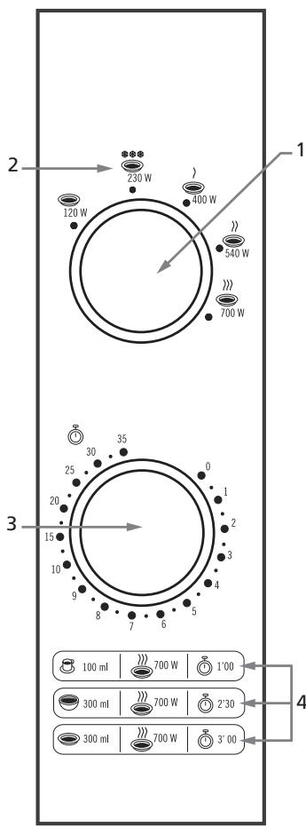 MOULINEX COMPACT - Panel de mandos - 1