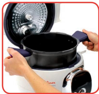 MOULINEX COOKEO CE701100 - POUR ACCÉDER À LA BILLE DE DÉCOMPRESSION : - 17
