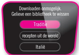 Downloaden onmogelijk, Gelieve een bibliotheek te wissen Traditie recepten uit de wereld Italië