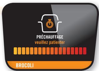 PRÉCHAUFFAGE veuillez patienter BROCOLI