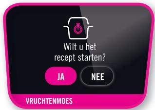Wilt u het recept starten? JA NEE VRUCHTENMOES