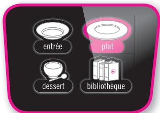 entrée plat dessert bibliothèque