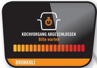 KOHVGANG ABGESCHLOSSEN Bitte warten BROKKOLI