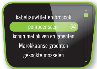 kabeljauwfilet en broccoli pompoensoep konijn met olijven en groenten Marokkaanse groenten gekookte mosselen
