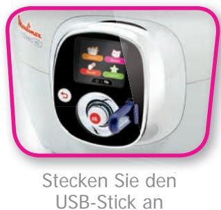 Stecken Sie den USB-Stick an