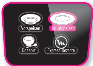 Vorspeisen Hauptspeisen Dessert Express-Rezepte