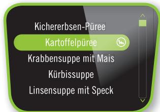 Kichererbsen-Püree Kartoffelpüree Krabbensuppe mit Mais Kürbissuppe Linsensuppe mit Speck