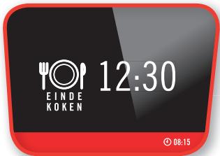 EINDE KOKEN 12:30 08:15