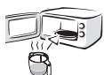MOULINEX HB 7001 - Gebruik van de magnetron - 1
