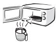 MOULINEX HB 7001 - Anwendung in der Mikrowelle - 1