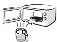 MOULINEX HB 7001 - Utilização no microondas: - 1