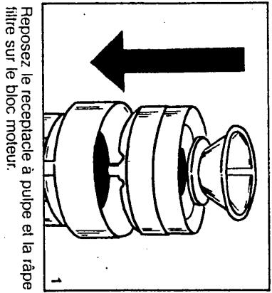 SEB CENTRIGUGEUSE PRESSE AGRUMES 8310 - Utilisation en fonction centrifugeuse - 1