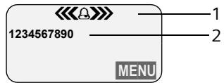 SIEMENS CLASSIC S128 - Visualizzazione sul display con CLIP/ CLI - 1